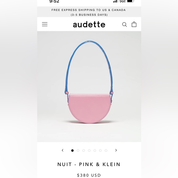 Audette Nuit Crossbody bag